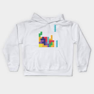 Falling Blocks Kids Hoodie